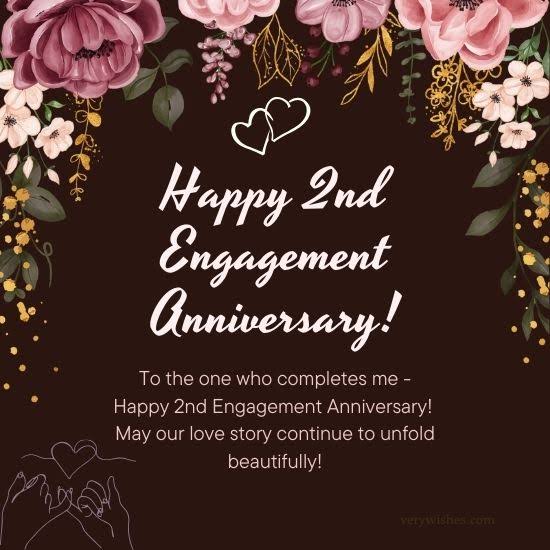 2nd Engagement Anniversary Wishes: Heartfelt Messages for Couples