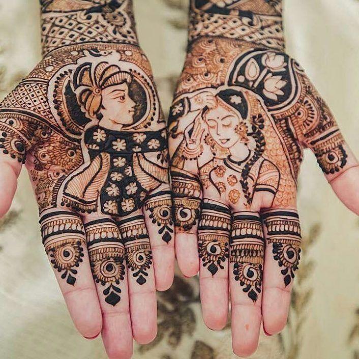 Front Hand Mehndi Designs for Every Bride