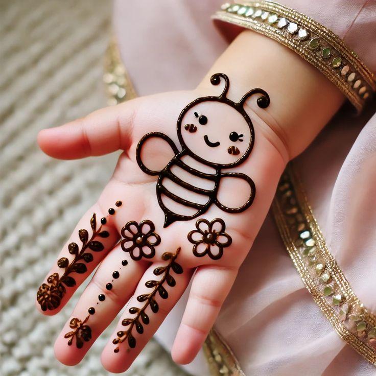 Simple & Easy Kids Mehndi Designs