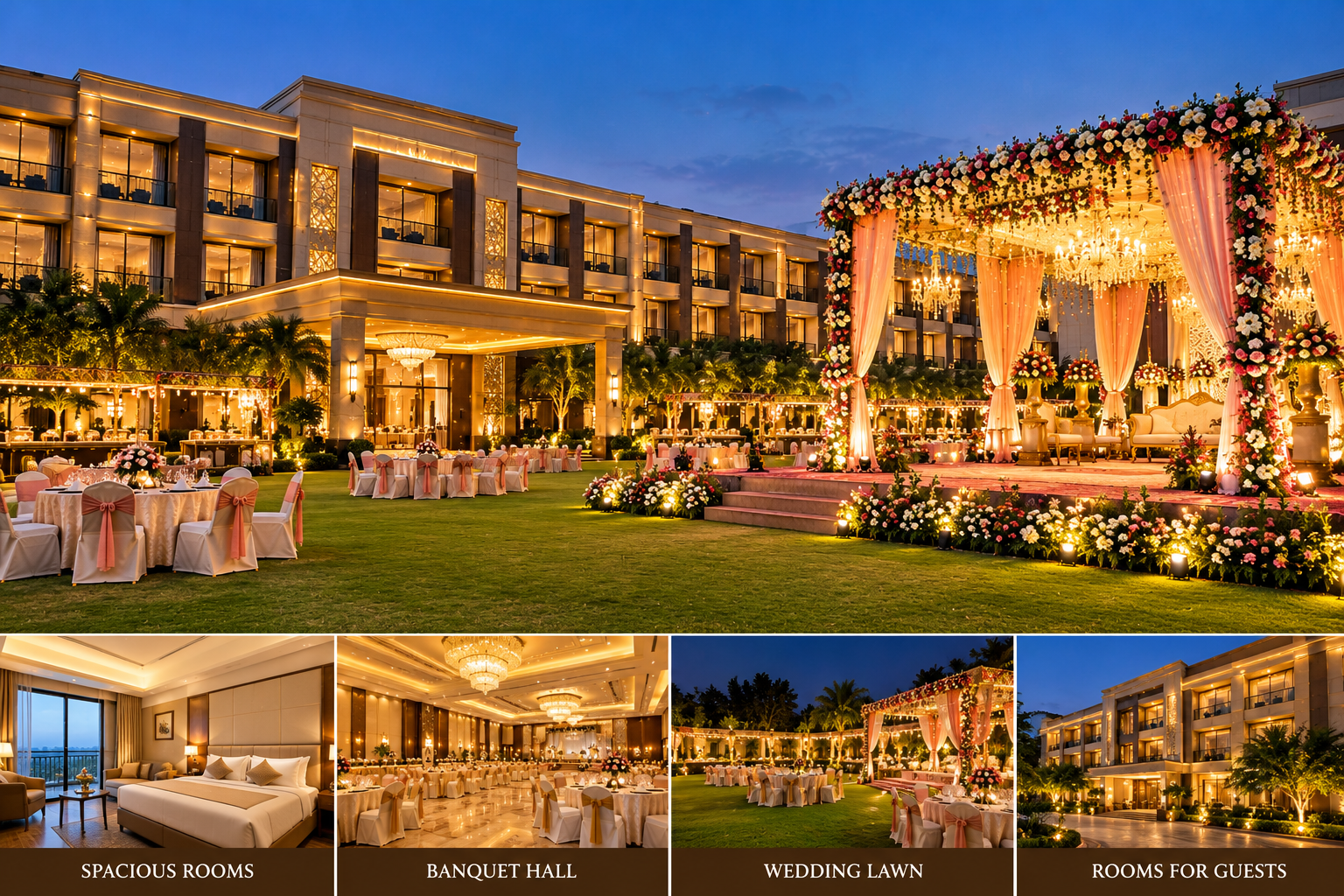 Wedding Lawn with Rooms in Lucknow: Complete Venue Selection Guide